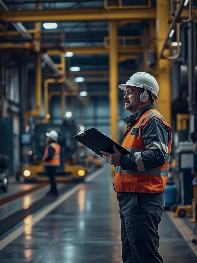 Manufacturing floor safety inspection